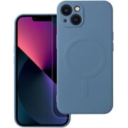 Husa MagSafe pentru Apple iPhone 13, OEM, Silicone Mag, Albastra 
