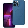 Husa MagSafe pentru Apple iPhone 13 Pro Max, OEM, Silicone Mag, Albastra 