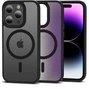 Husa MagSafe pentru Apple iPhone 15 Pro Max, Tech-Protect, Magmat, Neagra 