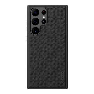 Husa MagSafe pentru Samsung Galaxy S23 Ultra S918, Nillkin, Super Frosted Shield Pro, Neagra 