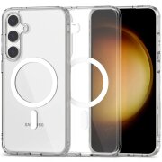 Husa MagSafe pentru Samsung Galaxy S24 S921, Tech-Protect, Flexair Hybrid, Transparenta 