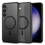 Husa MagSafe pentru Samsung Galaxy S24 S921, Tech-Protect, Magmat, Neagra 