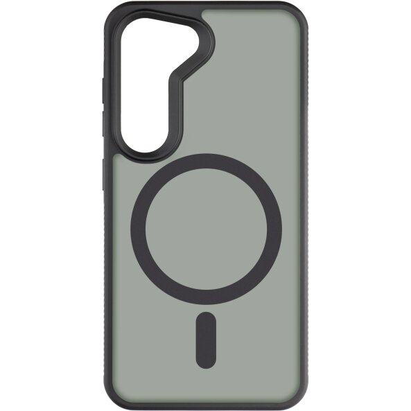 Husa MagSafe pentru Samsung Galaxy S24+ S926, 3MK, Smoke MagCase, Neagra 