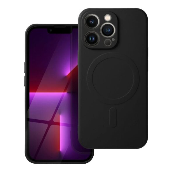 Husa MagSafe pentru Samsung Galaxy S24+ S926, OEM, Silicone Mag, Neagra 