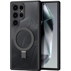 Husa MagSafe pentru Samsung Galaxy S24 Ultra S928, DUX DUCIS, Aimo Mag, Neagra 