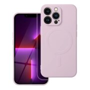 Husa MagSafe pentru Samsung Galaxy S24 Ultra S928, OEM, Silicone Mag, Roz 