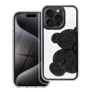Husa pentru Apple iPhone 11, OEM, Teddy Bear, Neagra 