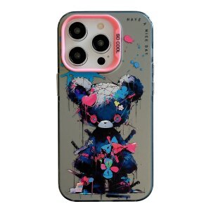 Husa pentru Apple iPhone 15 Pro Max, OEM, Tattered Bear, Multicolor 