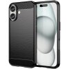 Husa pentru Apple iPhone 16, OEM, Carbon, Neagra 