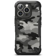 Husa pentru Apple iPhone 16 Pro, Ringke, Fusion X Camo, Neagra 