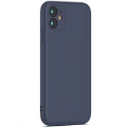 Husa pentru Apple iPhone XS / X, OEM, Silicone, Bleumarin 