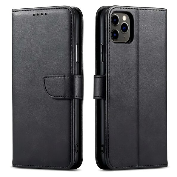 Husa pentru Honor Magic6 Lite, OEM, Marva Wallet, Neagra 