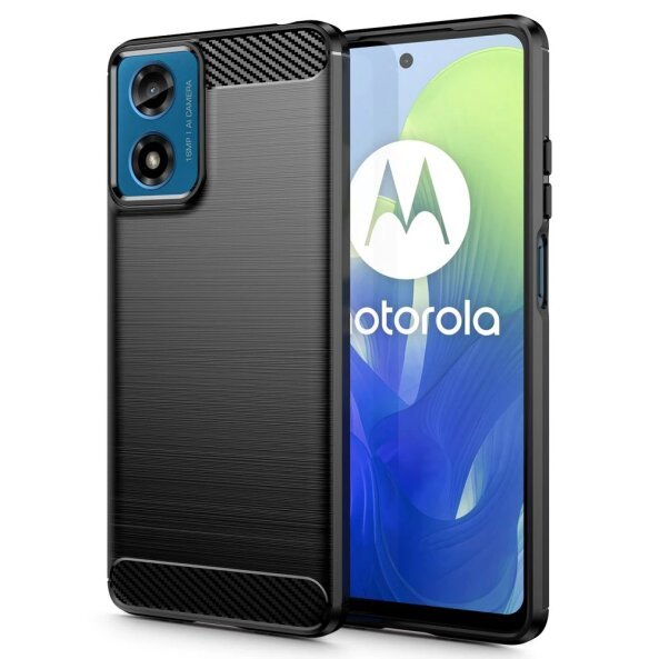 Husa pentru Motorola Moto G24 Power / G04 / G24, Tech-Protect, Carbon, Neagra 