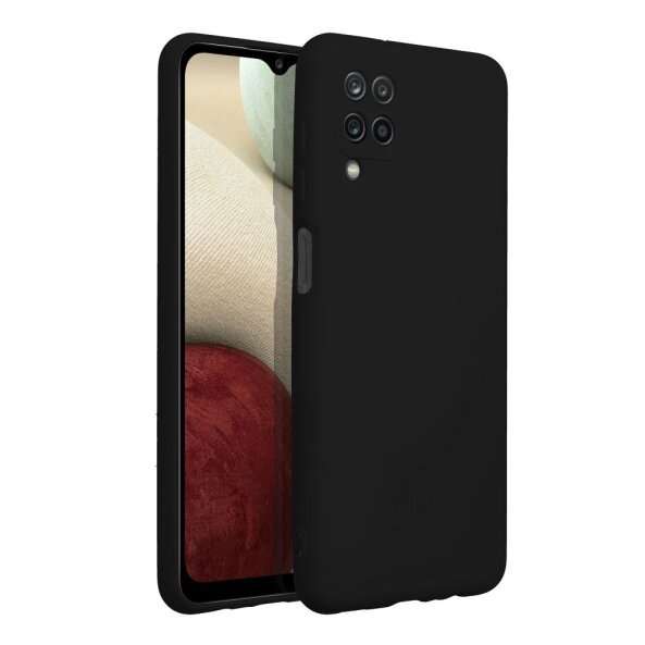 Husa pentru Samsung Galaxy A12 A125, OEM, Silicone, Neagra 