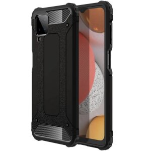 Husa pentru Samsung Galaxy A12 Nacho A127 / M12 M127 / A12 A125, Forcell, Armor, Neagra