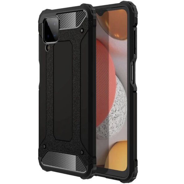 Husa pentru Samsung Galaxy A12 Nacho A127 / M12 M127 / A12 A125, Forcell, Armor, Neagra