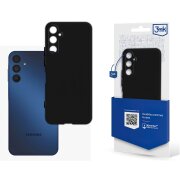 Husa pentru Samsung Galaxy A15 5G A156 / A15 A155, 3MK, Matt, Neagra 