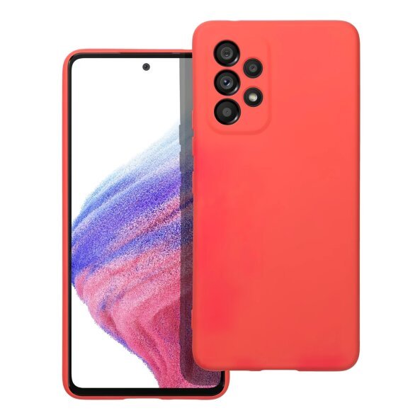 Husa pentru Samsung Galaxy A53 5G A536, OEM, Silicone, Portocalie 