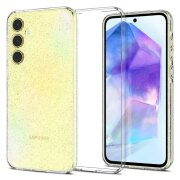 Husa pentru Samsung Galaxy A55 5G A556, Spigen, Liquid Crystal Glitter, Transparenta ACS07538 