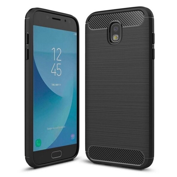 Husa pentru Samsung Galaxy J3 (2017) J330, OEM, Carbon, Neagra 