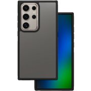 Husa pentru Samsung Galaxy S24 Ultra S928, OEM, Crystal Black, Gri 