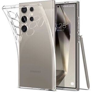 Husa pentru Samsung Galaxy S24 Ultra S928, Spigen, Liquid Crystal, Transparenta ACS07283 
