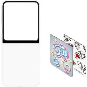 Husa pentru Samsung Galaxy Z Flip6 F741, FlipSuit Case, Alba EF-ZF741CWEGWW 