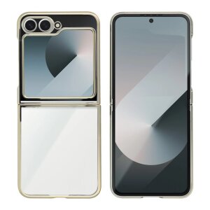 Husa pentru Samsung Galaxy Z Flip6, OEM, Focus, Aurie 