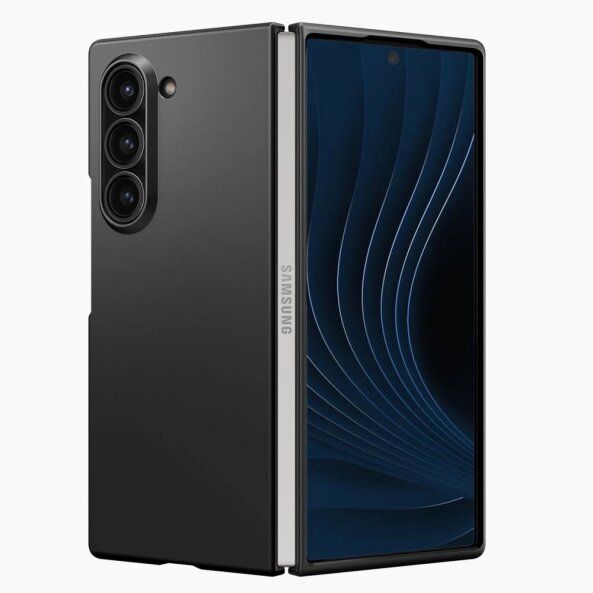 Husa pentru Samsung Galaxy Z Fold6 F956, Spigen, Air Skin, Neagra ACS07816 
