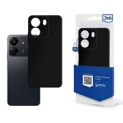 Husa pentru Xiaomi Poco C65 / Redmi 13C, 3MK, Matt, Neagra 