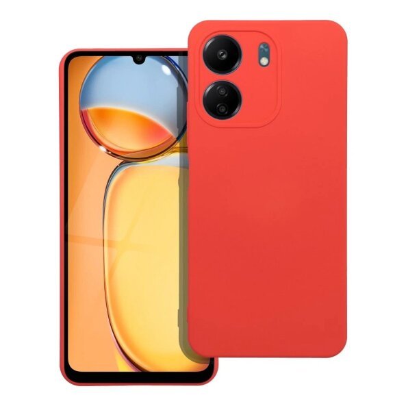 Husa pentru Xiaomi Poco C65 / Redmi 13C, OEM, Silicone, Portocalie 