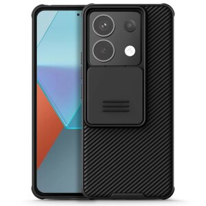 Husa pentru Xiaomi Poco X6 / Redmi Note 13 Pro 5G, Nillkin, CamShield Pro, Neagra 