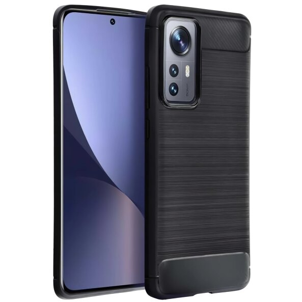 Husa pentru Xiaomi Redmi 10 2022 / 10, OEM, Carbon, Neagra 