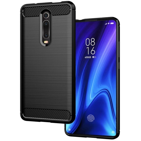 Husa pentru Xiaomi Redmi 9AT / 9A, OEM, Carbon, Neagra