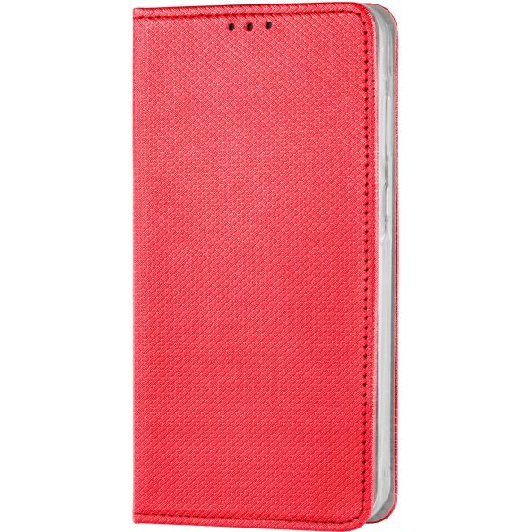 Husa pentru Xiaomi Redmi A3, OEM, Smart Magnet, Rosie 