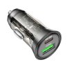 Incarcator Auto Borofone BZ26A Shadow, 43W, 3A, 1 x USB-A - 1 x USB-C, Negru 
