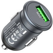 Incarcator Auto HOCO Z43, 18W, 3A, 1 x USB-A, Negru 