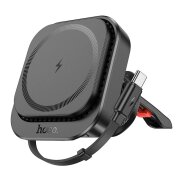 Incarcator Auto Wireless HOCO HW23, 15W, 1.67A, Negru