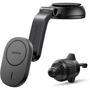 Incarcator Auto Wireless UGREEN CD345, 15W, 1.67A, Negru 