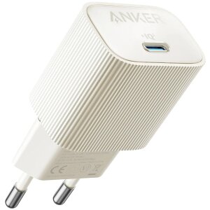 Incarcator Retea Anker Nano 4, 30W, 3A, 1 x USB-C, Alb A2337G21 