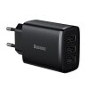 Incarcator Retea Baseus Compact 3U, 17W, 2.1A, 3 x USB-A, Negru CCXJ020101 