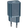 Incarcator Retea Baseus Super Si 1C, 20W, 3A, 1 x USB-C, Albastru CCSUP-B03 