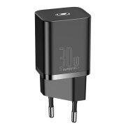 Incarcator Retea Baseus Super Si, 30W, 3A, 1 x USB-C, Negru CCSUP-J01 