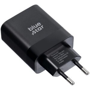 Incarcator Retea Blue Star, 45W, 3A, 1 x USB-C, Negru 