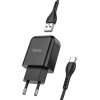Incarcator Retea Cu Cablu USB-C HOCO N2, 10W, 2A, 1 x USB-A, Negru 