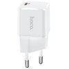 Incarcator Retea HOCO N10, 20W, 3A, 1 x USB-C, Alb