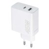 Incarcator Retea MaXlife MXTC-07-45AC, 45W, 3A, 1 x USB-A - 1 x USB-C, Alb