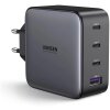 Incarcator Retea UGREEN CD226, 100W, 3A, 1 x USB-A - 3 x USB-C, Negru 