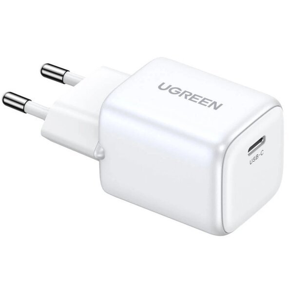 Incarcator Retea UGREEN CD319, 30W, 3A, 1 x USB-C, Alb 