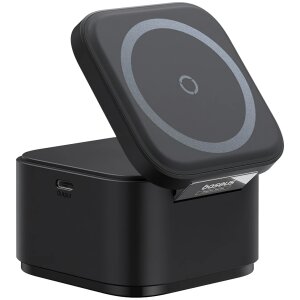 Incarcator Retea Wireless Baseus MagPro 2in1, 25W, 1.67A, Negru P10264100121-00 